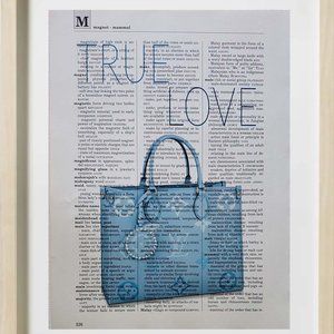 TRUE LOVE - Dictionary PRINT Art Wall Decor Hanging Poster Home